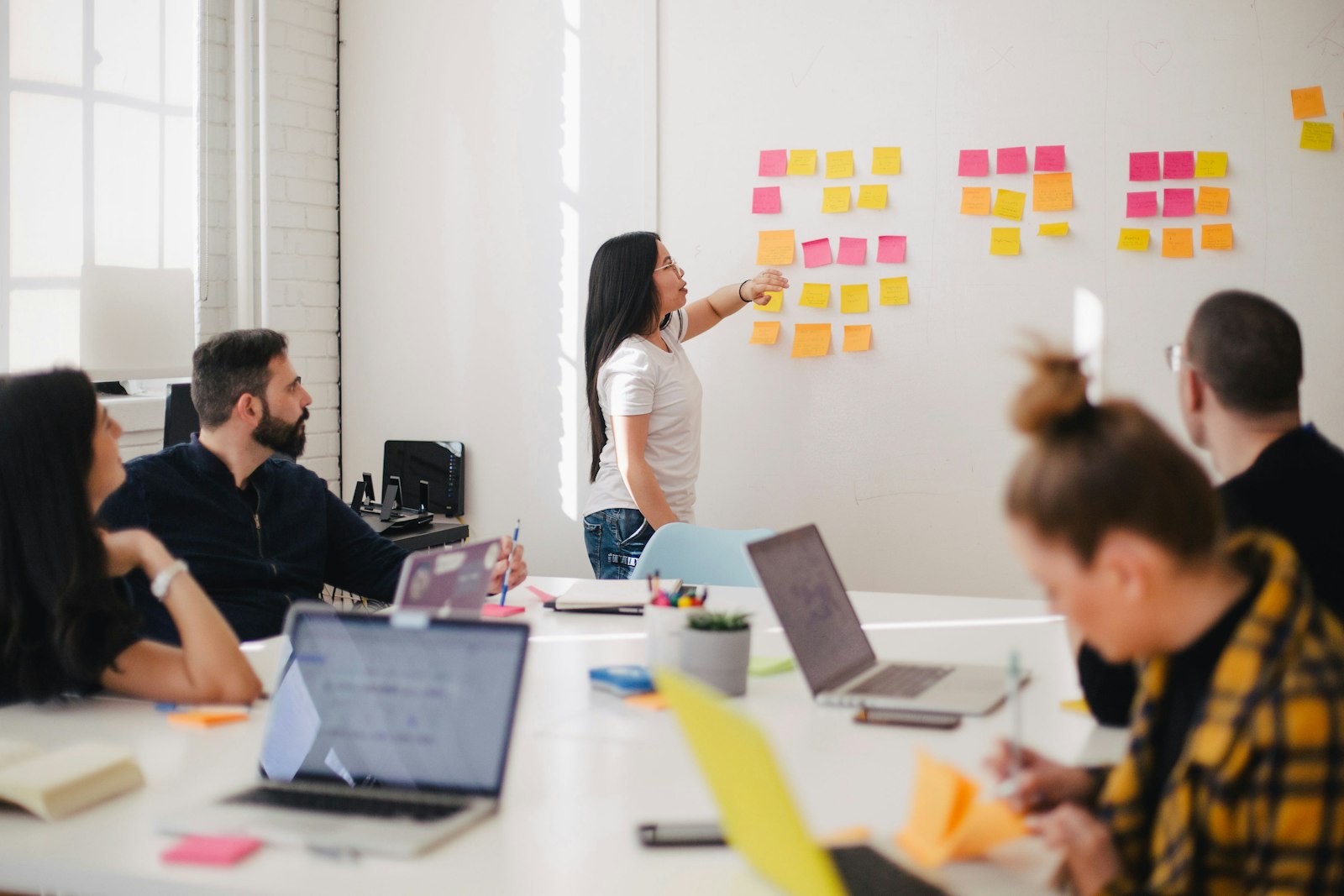 Strategy workshop with marketing team